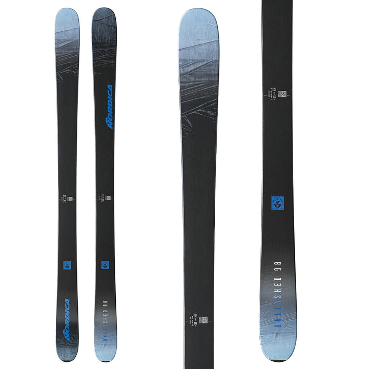 Nordica Unleashed 98 Skis + Salomon Strive 13 Demo Ski Bindings 2023