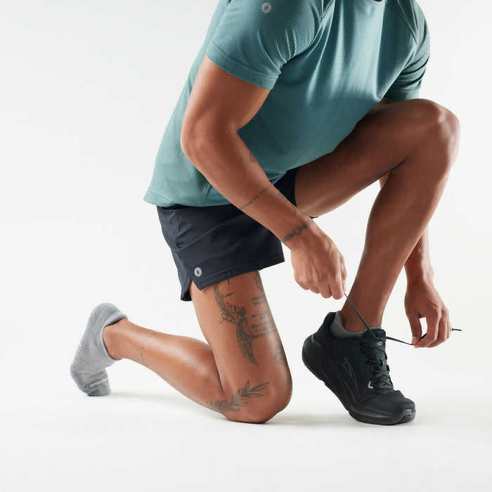 Smartwool Run Targeted Cushion Low Ankle Socks - Men's Light Gray