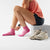 Smartwool Run Zero Cushion Ankle Socks - Women's Garden Pink