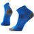Smartwool Run Zero Cushion Ankle Socks - Men's Laguna Blue-Deep Navy