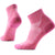 Smartwool Run Zero Cushion Ankle Socks - Women's Garden Pink