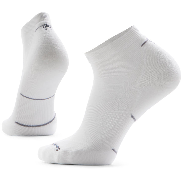Smartwool Run Targeted Cushion Ankle Socks - Unisex White-White