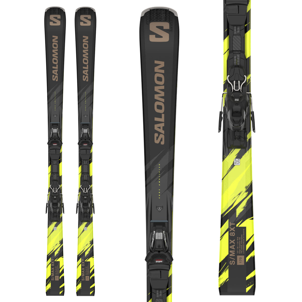 Salomon S/Max 8 XT Skis + M10 Demo Bindings Bindings 2024