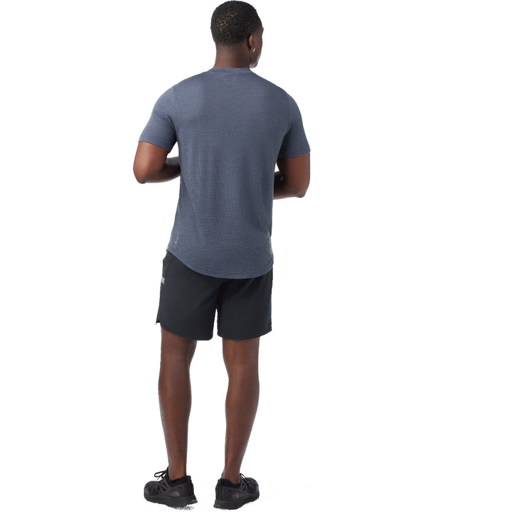 Smartwool Active Mesh Short-Sleeve Shirt - Men's Nightfall Blue