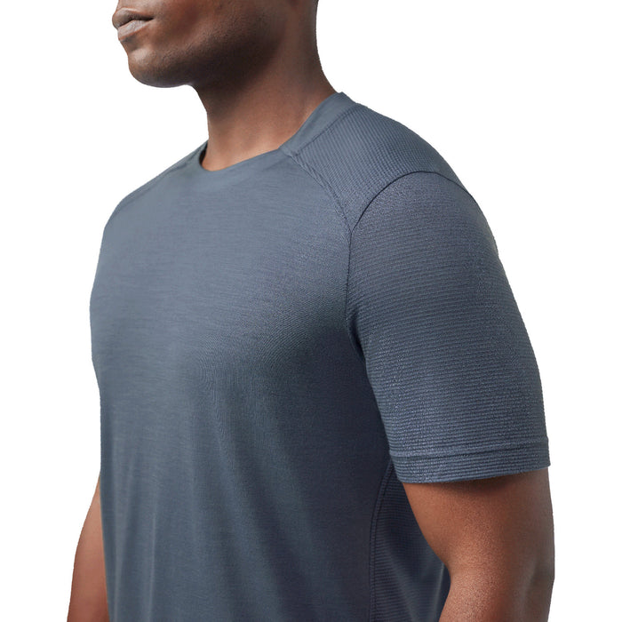 Smartwool Active Mesh Short-Sleeve Shirt - Men's Nightfall Blue