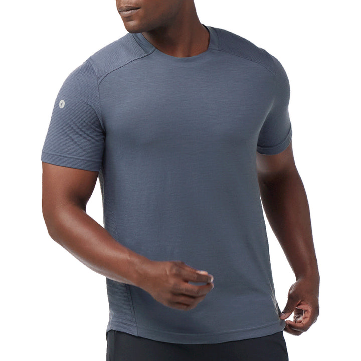 Smartwool Active Mesh Short-Sleeve Shirt - Men's Nightfall Blue