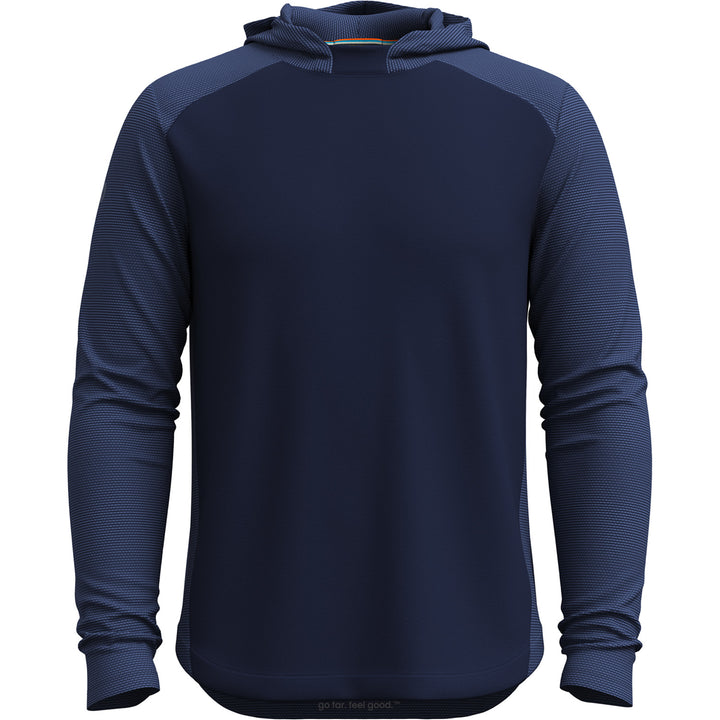 Smartwool Active Mesh Hoodie - Men's Nightfall Blue-Deep Navy