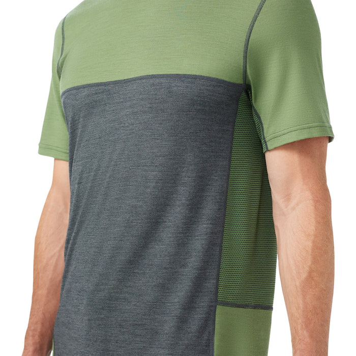Smartwool Mountain Bike Short-Sleeve Jersey Charcoal-Fern Green