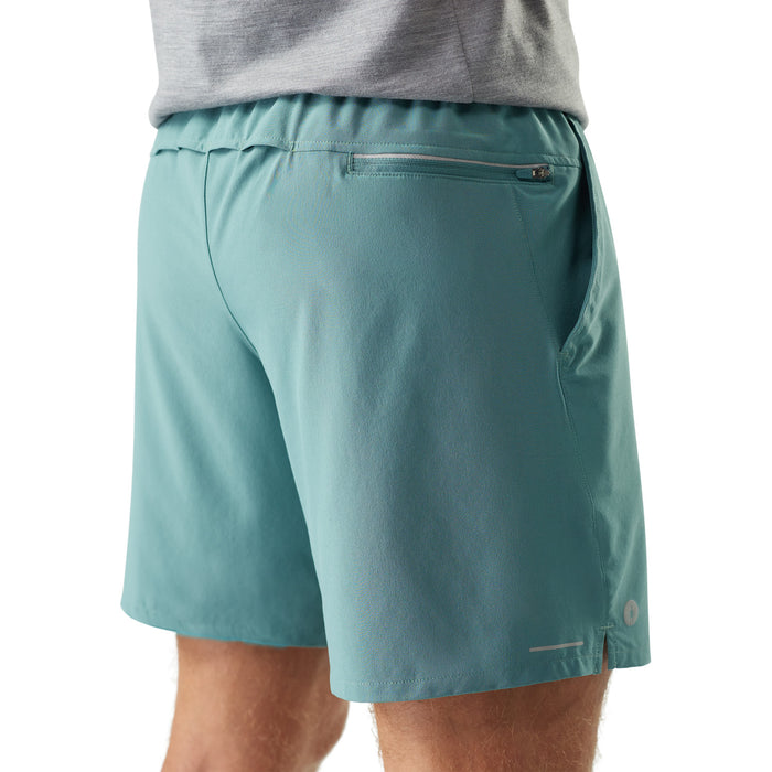 Smartwool Active Linerless 7" Shorts - Men's Dusty Teal