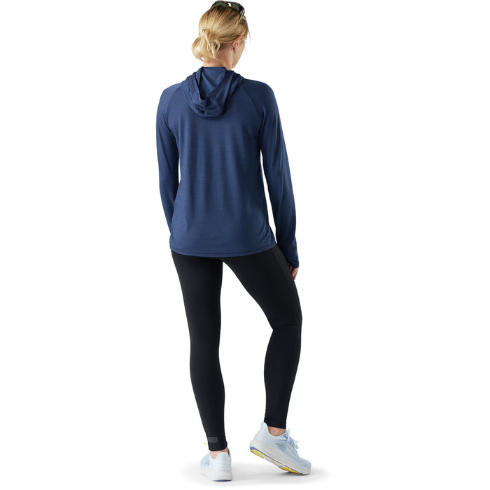 Smartwool Active Mesh Hoodie - Women's Nightfall Blue-Deep Navy