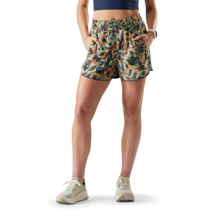 Smartwool Active Lined 3" Shorts - Women's Multi Floral Party