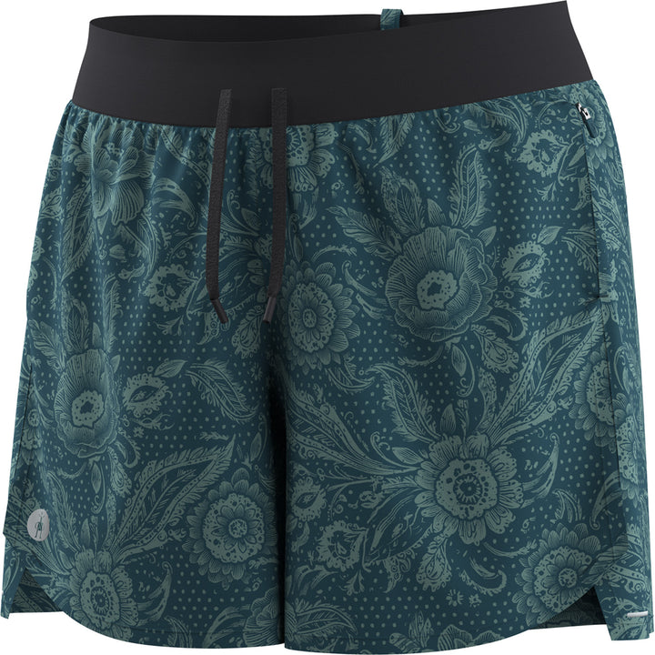 Smartwool Active Lined 4" Shorts - Women's Twilight Rustic Floral