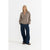 Rhythm Quinn V-Neck Collared Jumper Top - Women's Oatmeal