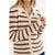 Rhythm Highline Stripe Long-Sleeve Knit Top - Women's Chocolate