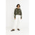 Rhythm Antique Floral Crop Cardigan - Women's Olive