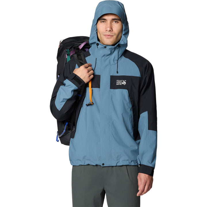 Mountain Hardwear Dry Times™ Hooded Jacket - Men's Adriatic Blue/Black