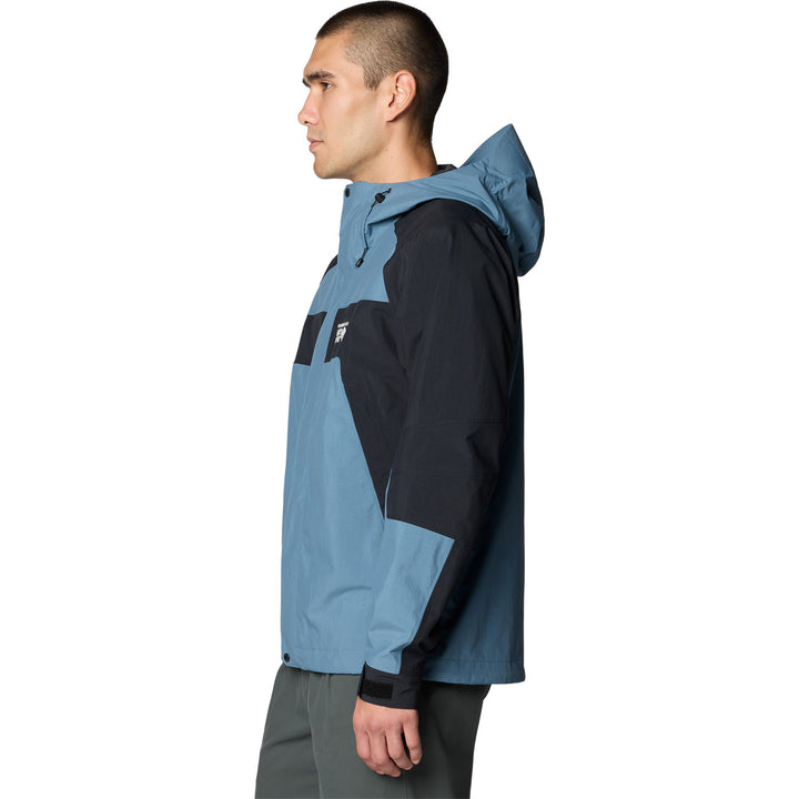 Mountain Hardwear Dry Times™ Hooded Jacket - Men's Adriatic Blue/Black