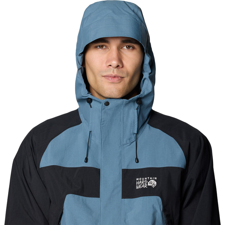 Mountain Hardwear Dry Times™ Hooded Jacket - Men's Adriatic Blue/Black