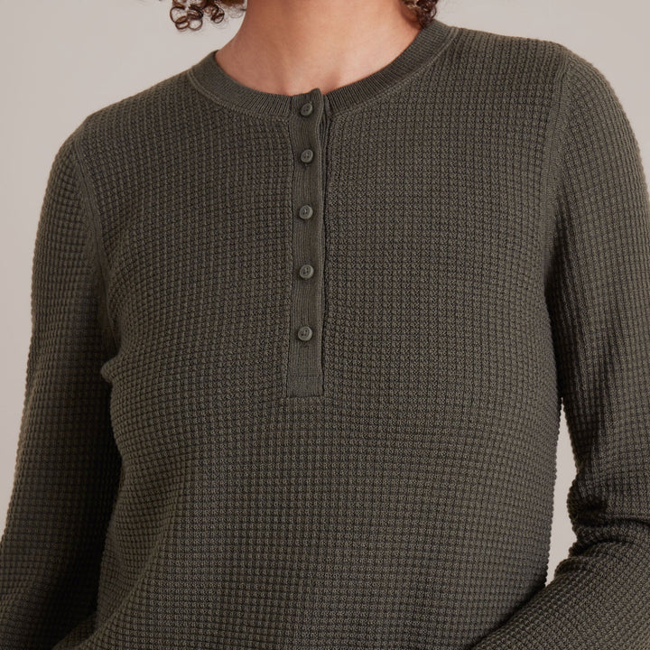 Roark Well WornThermal Long-Sleeve Shirt - Women's Military