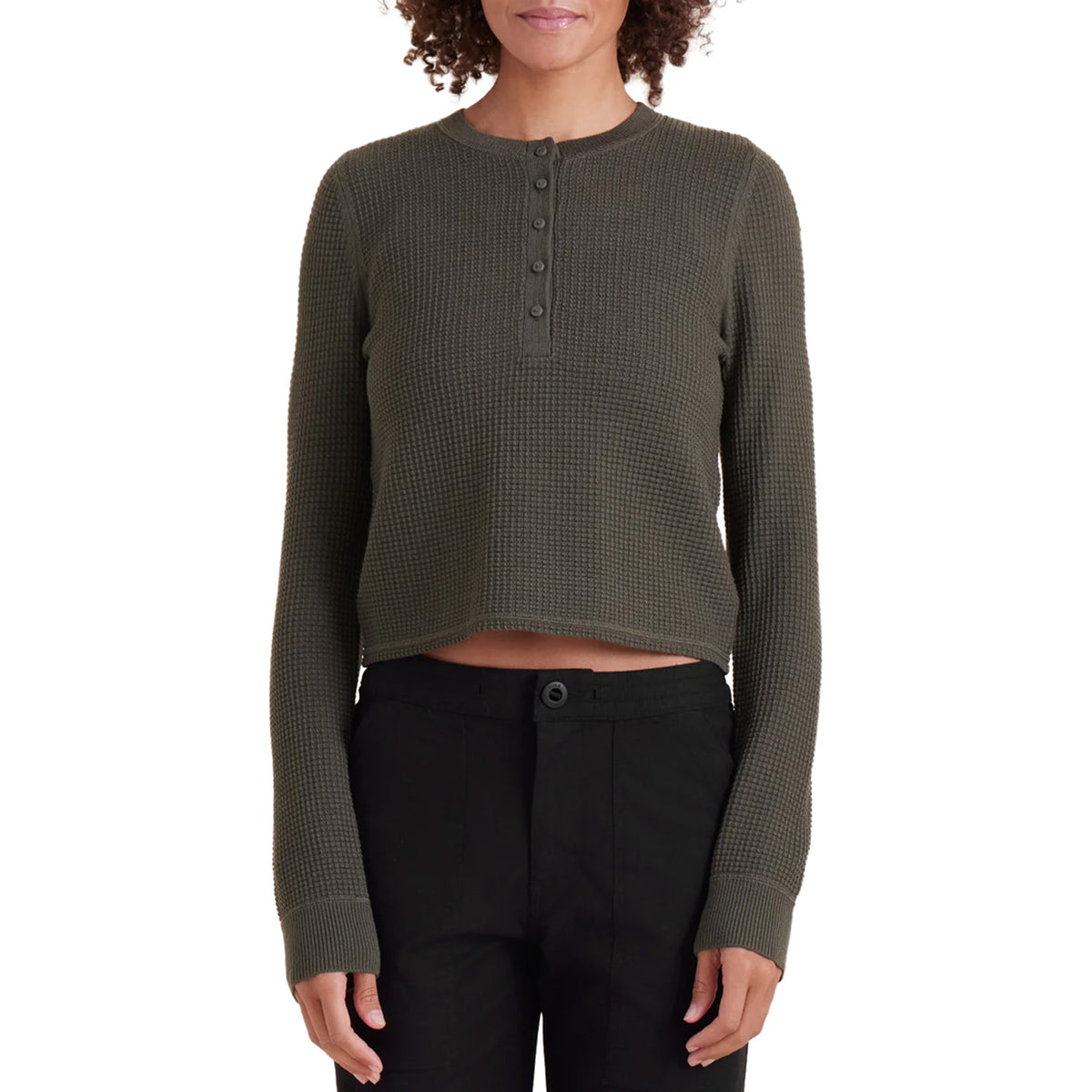 Roark Well WornThermal Long-Sleeve Shirt - Women's Military