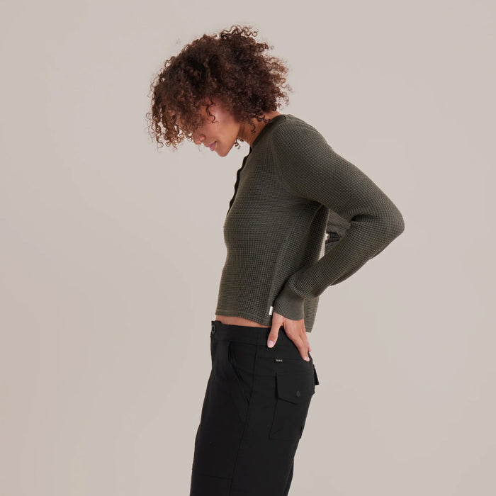 Roark Well WornThermal Long-Sleeve Shirt - Women's Military