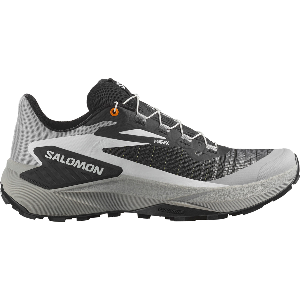 Salomon Genesis Shoes - Men's Black/Alloy/Turmeric