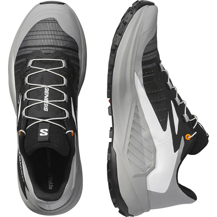 Salomon Genesis Shoes - Men's Black/Alloy/Turmeric