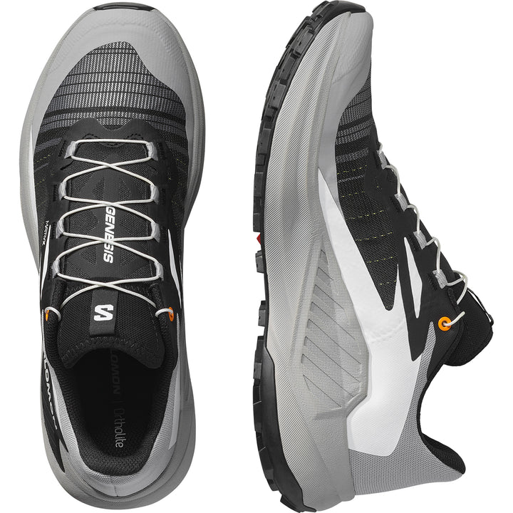 Salomon Genesis Shoes - Men's Black/Alloy/Turmeric