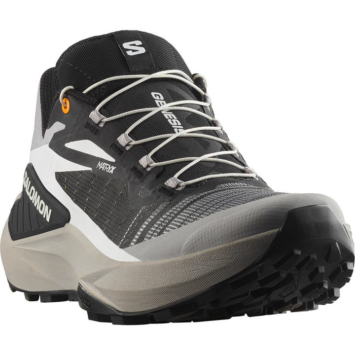 Salomon Genesis Shoes - Men's Black/Alloy/Turmeric