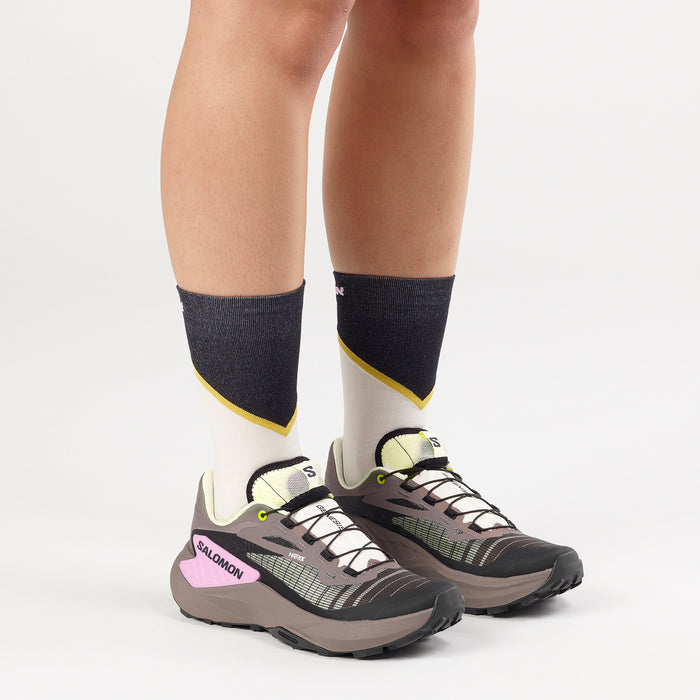 Salomon Genesis Shoes - Women's Iron/Vanilla Ice/Cyclamen
