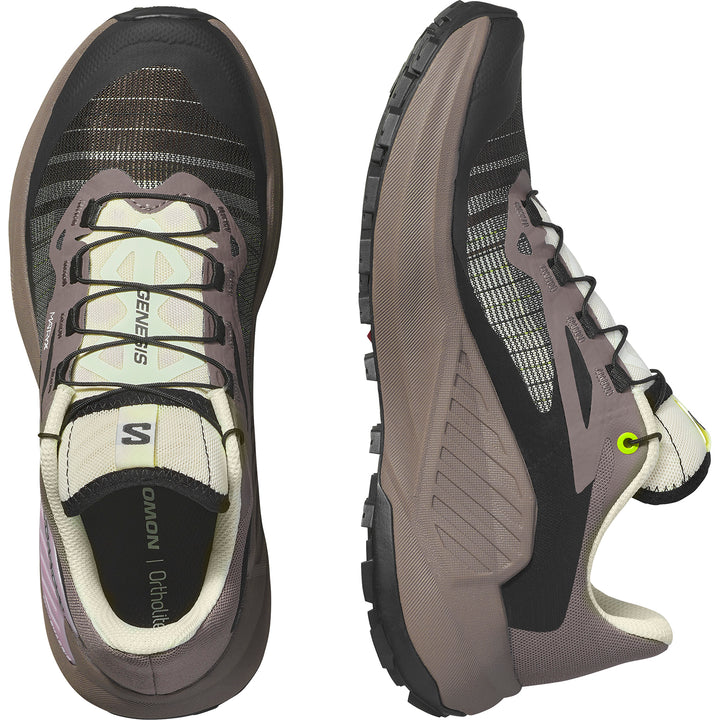 Salomon Genesis Shoes - Women's Iron/Vanilla Ice/Cyclamen