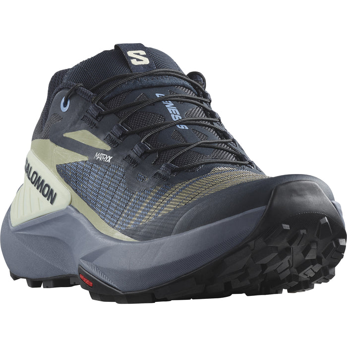 Salomon Genesis Shoes - Women's Carbon/Grisaille/Aloe Wash