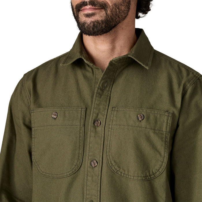 Patagonia Point Reyes Canvas Shirt - Men's Basin Green