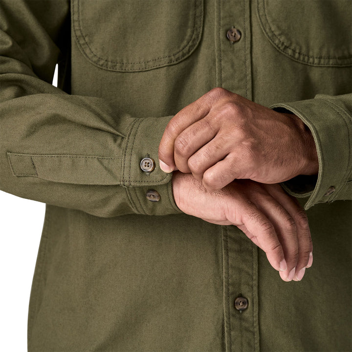 Patagonia Point Reyes Canvas Shirt - Men's Basin Green
