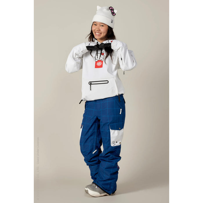 686 Waterproof Hoodie - Women's Hello Kitty White