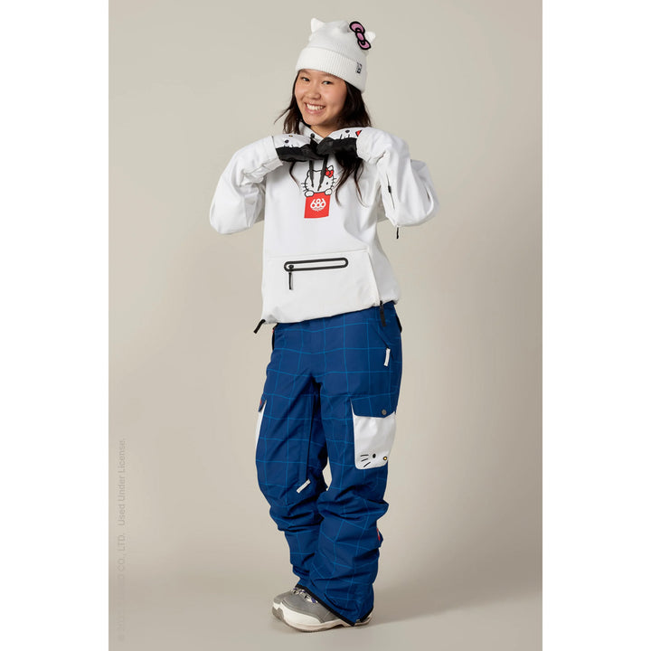 686 Waterproof Hoodie - Women's Hello Kitty White