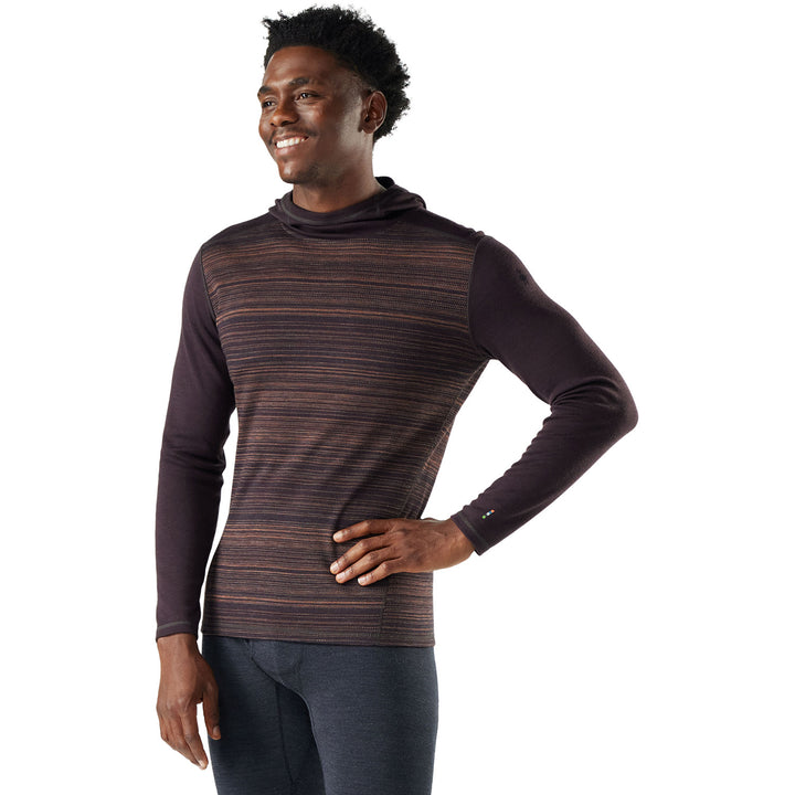 Smartwool Classic Thermal Merino Base Layer Hoodie - Men's Nightfall Retro Line