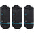 Stance Run Light Tab 3-Pack Socks - Unisex Black