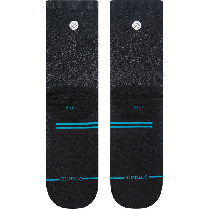 Stance Run Light Crew Socks - Unisex Black