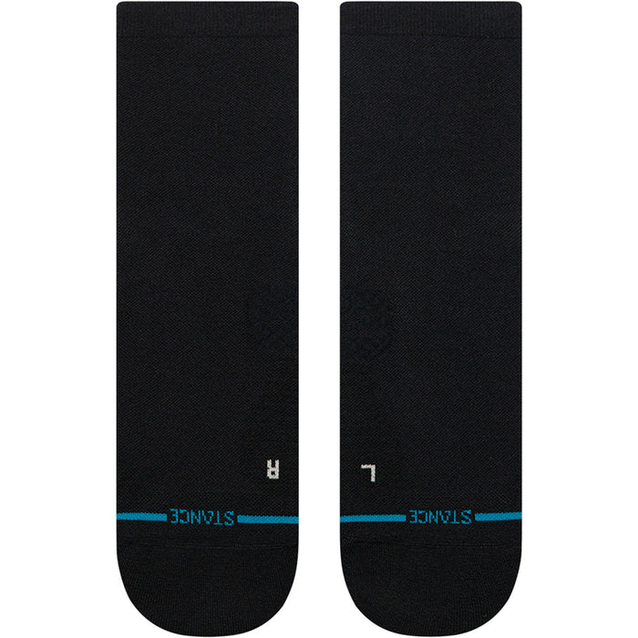 Stance Run Light Quarter Socks - Unisex Black