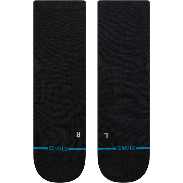 Stance Run Light Quarter Socks - Unisex Black