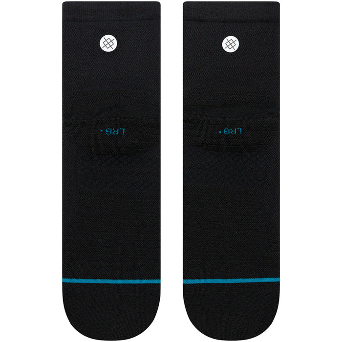 Stance Run Light Quarter Socks - Unisex Black