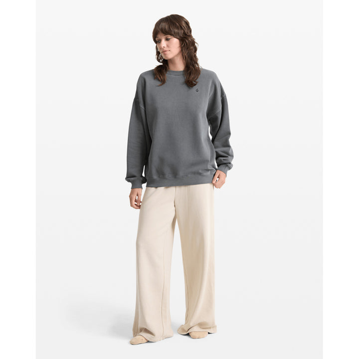 Volcom Stone Soft Crew Sweater - Women's Charcoal