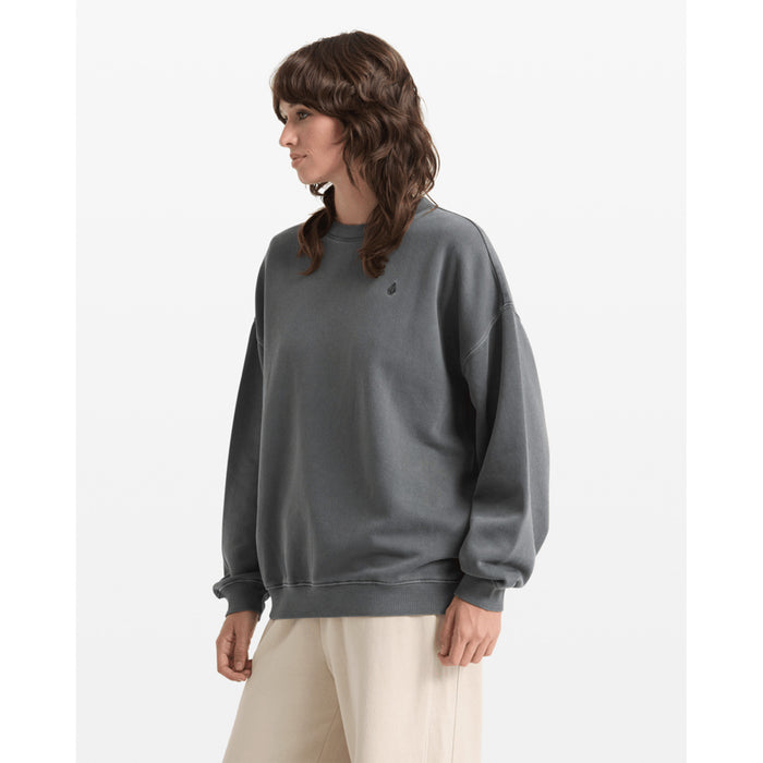 Volcom Stone Soft Crew Sweater - Women's Charcoal