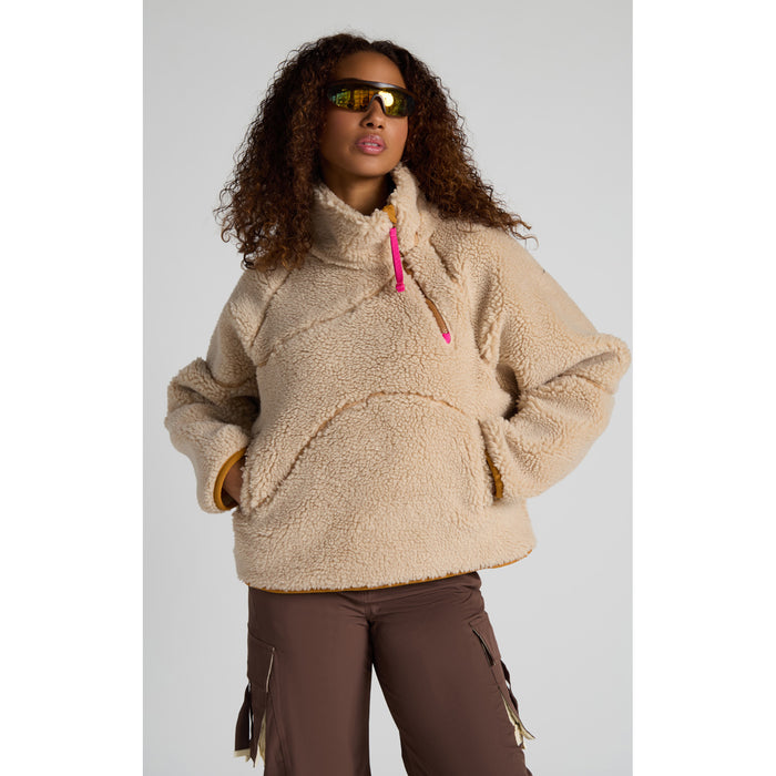 Seniq Wooluxe Fleece Pullover - Women's Cookie Dough