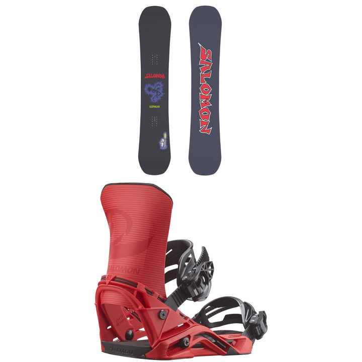 Salomon Sleepwalker Snowboard + District Snowboard Bindings 2026