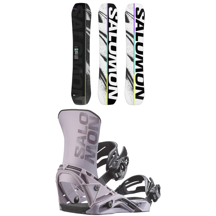 Salomon Huck Knife Pro Snowboard + District Snowboard Bindings 2026