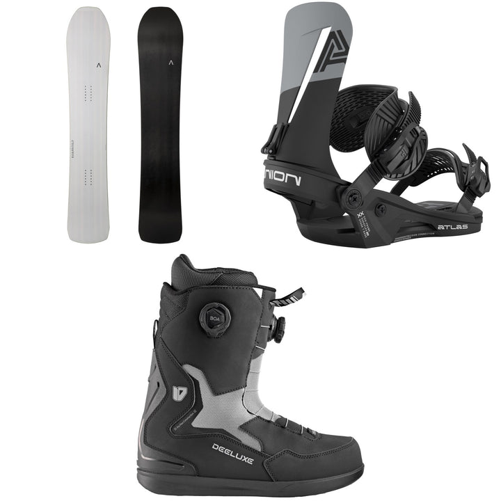 Fjell Snowboards MT 1365 Snowboard + Union Atlas Snowboard Bindings + Deeluxe ID Snowboard Boots 2026