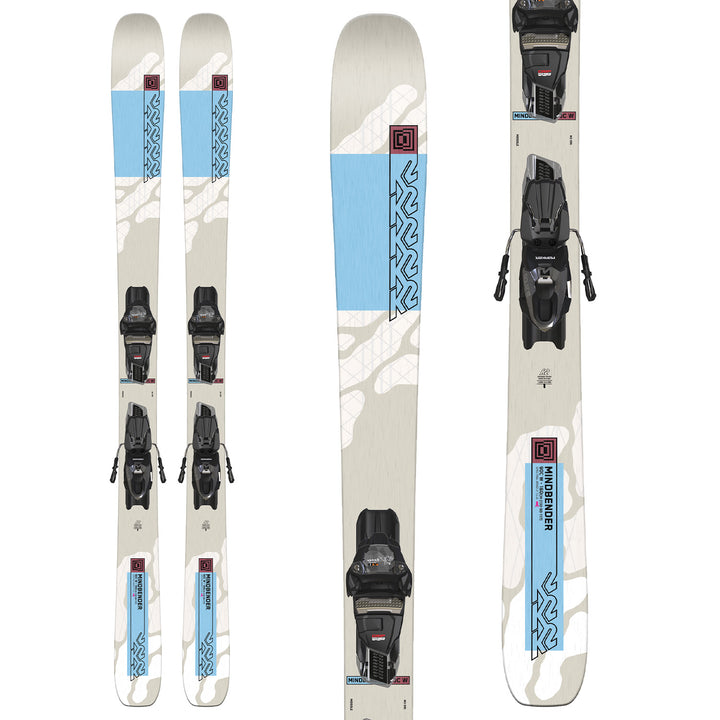 K2 Mindbender 90 C W Skis + Marker Squire 11 TCX Demo Bindings - Women's 2024