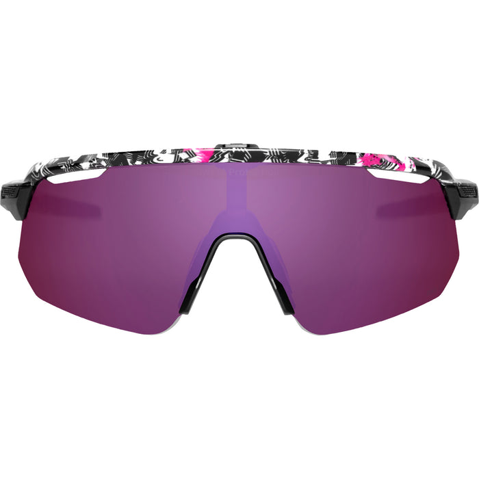 Sweet Protection Shinobi RIG Reflect Block Party Sunglasses Satin White/Block Party/RIG Bixbite